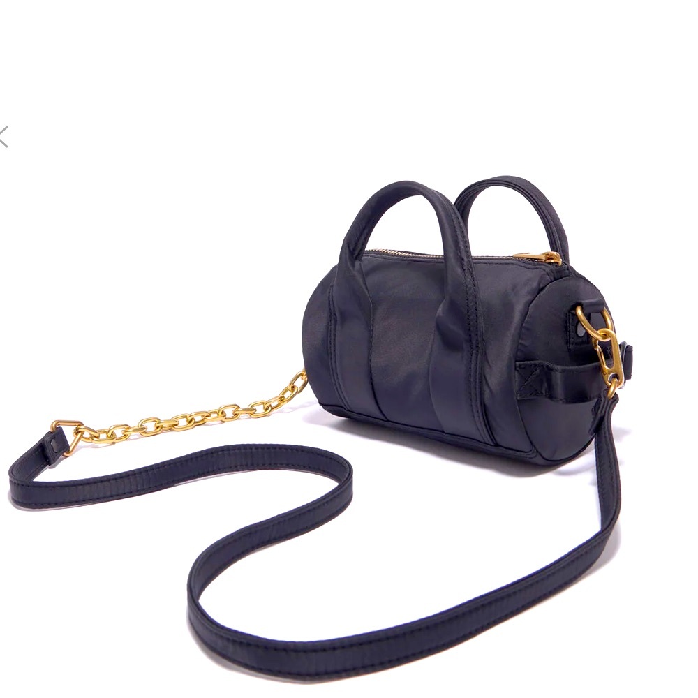 Bimba y Lola // nylon black bag, new